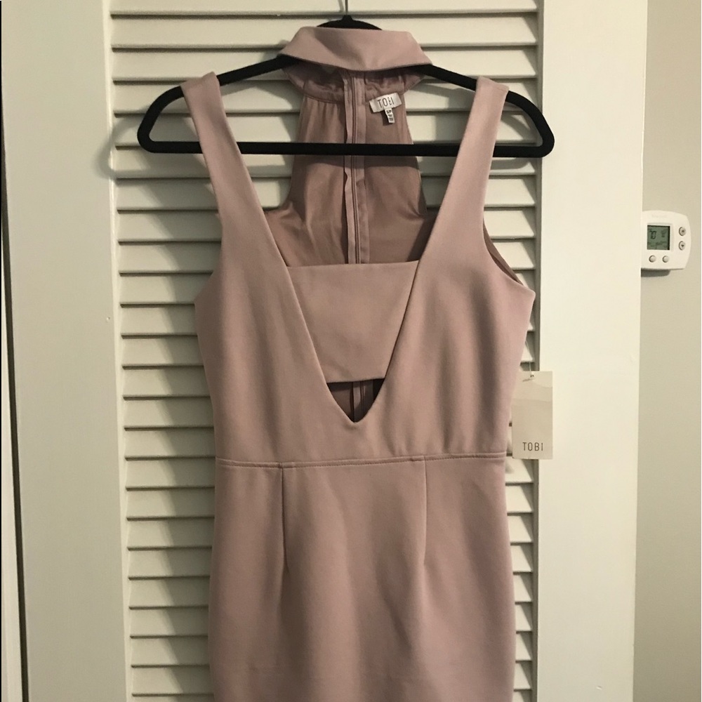 mauve dress